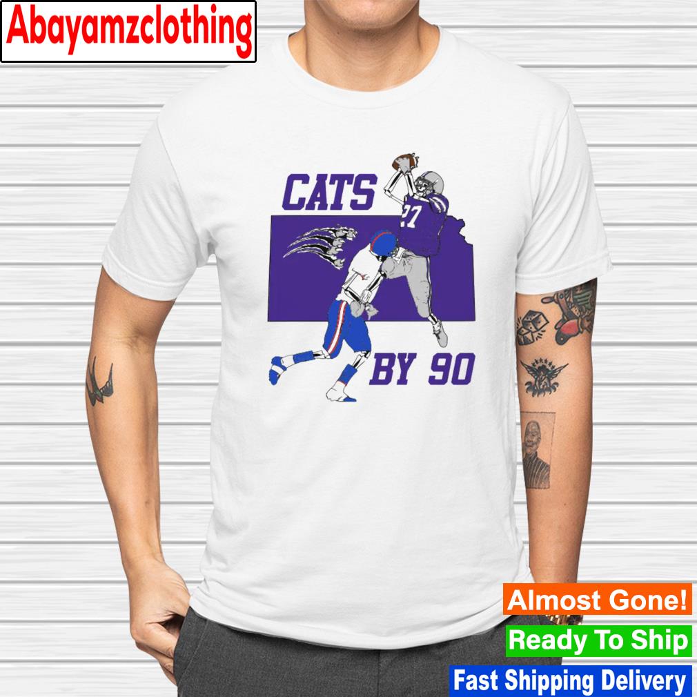 Kansas State Wildcats football cats by 90 shirt