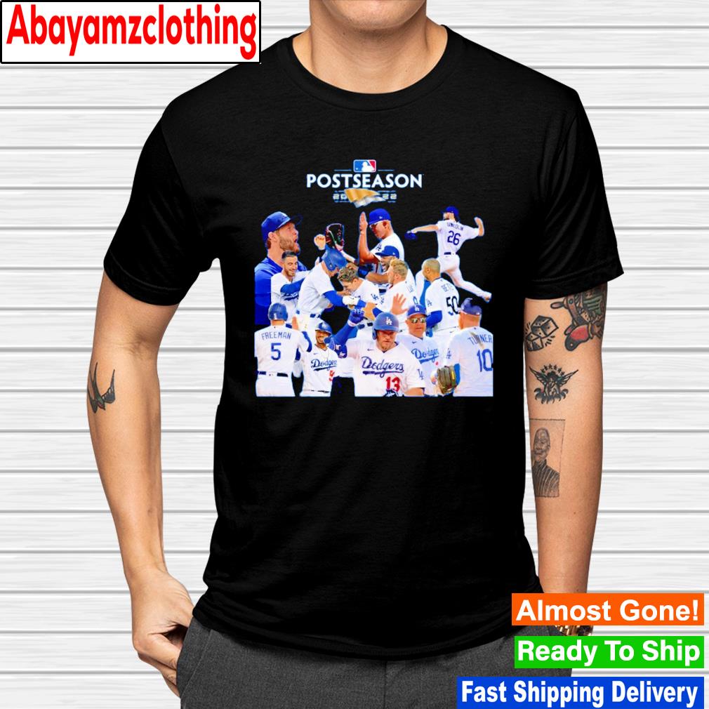 Los Angeles Dodgers 2022 Postseason players shirt