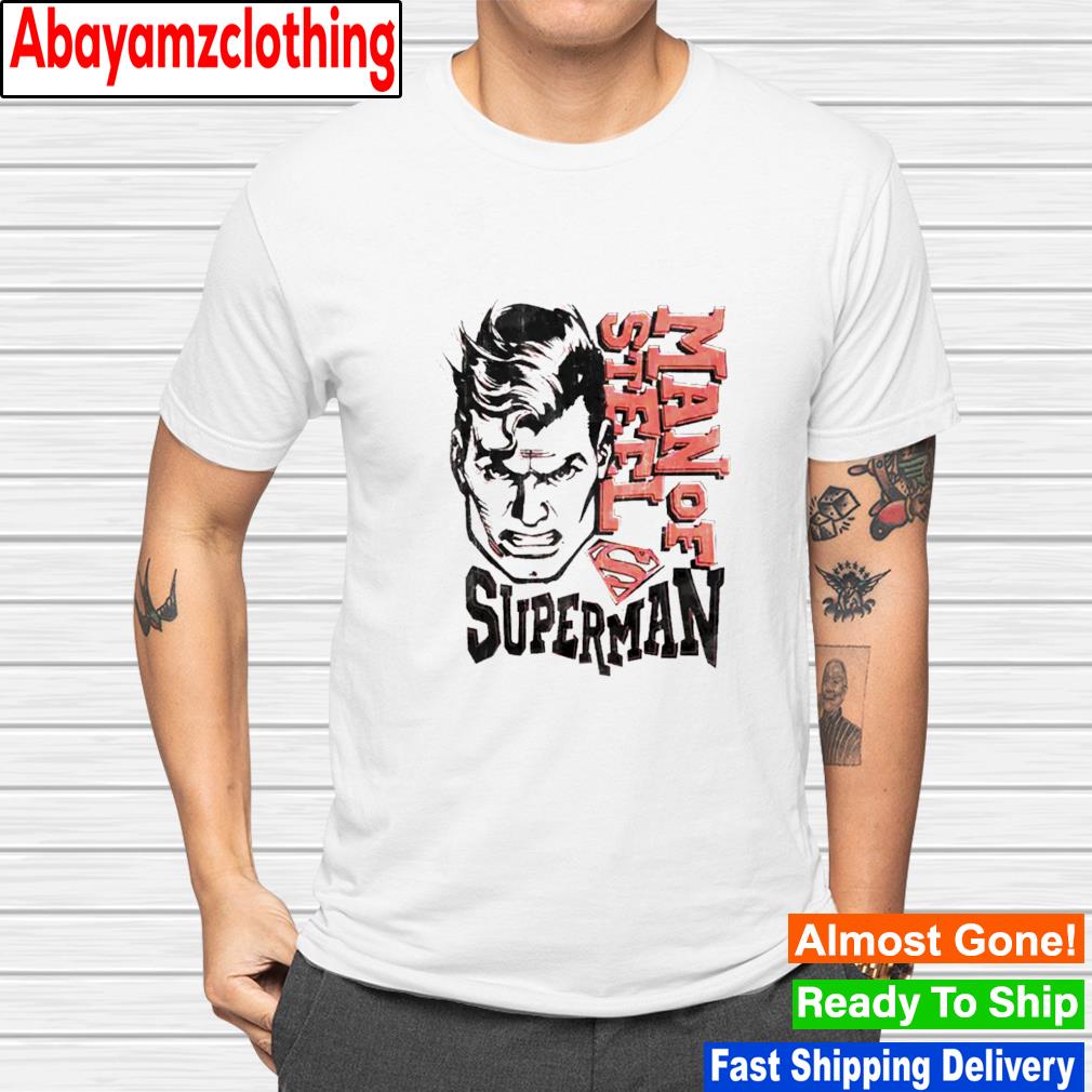 Man of steel Superman retro lines shirt