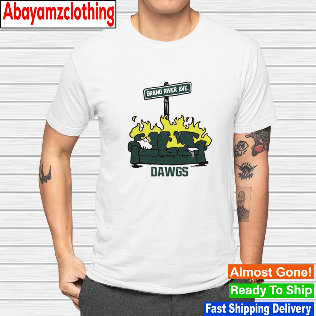 MSU grand river ave dawgs shirt