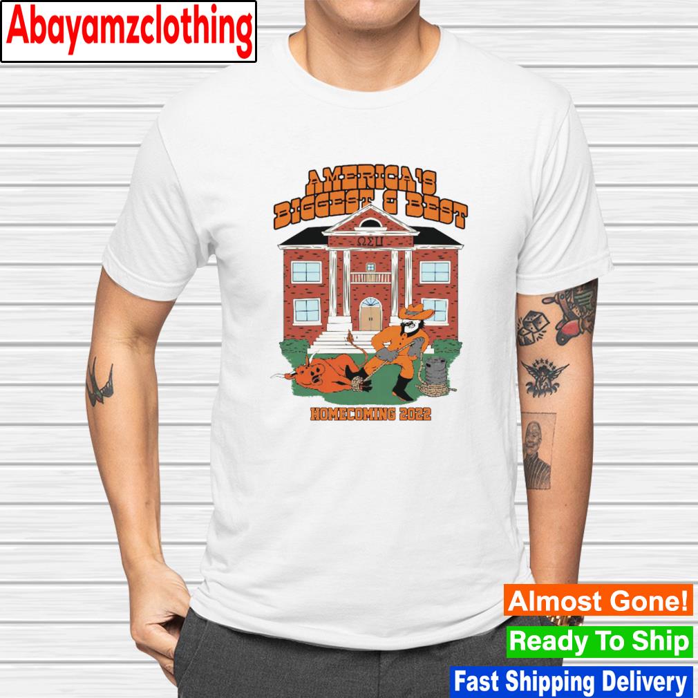 Oklahoma State Cowboys football America's biggest and best homecoming 2022 shirt