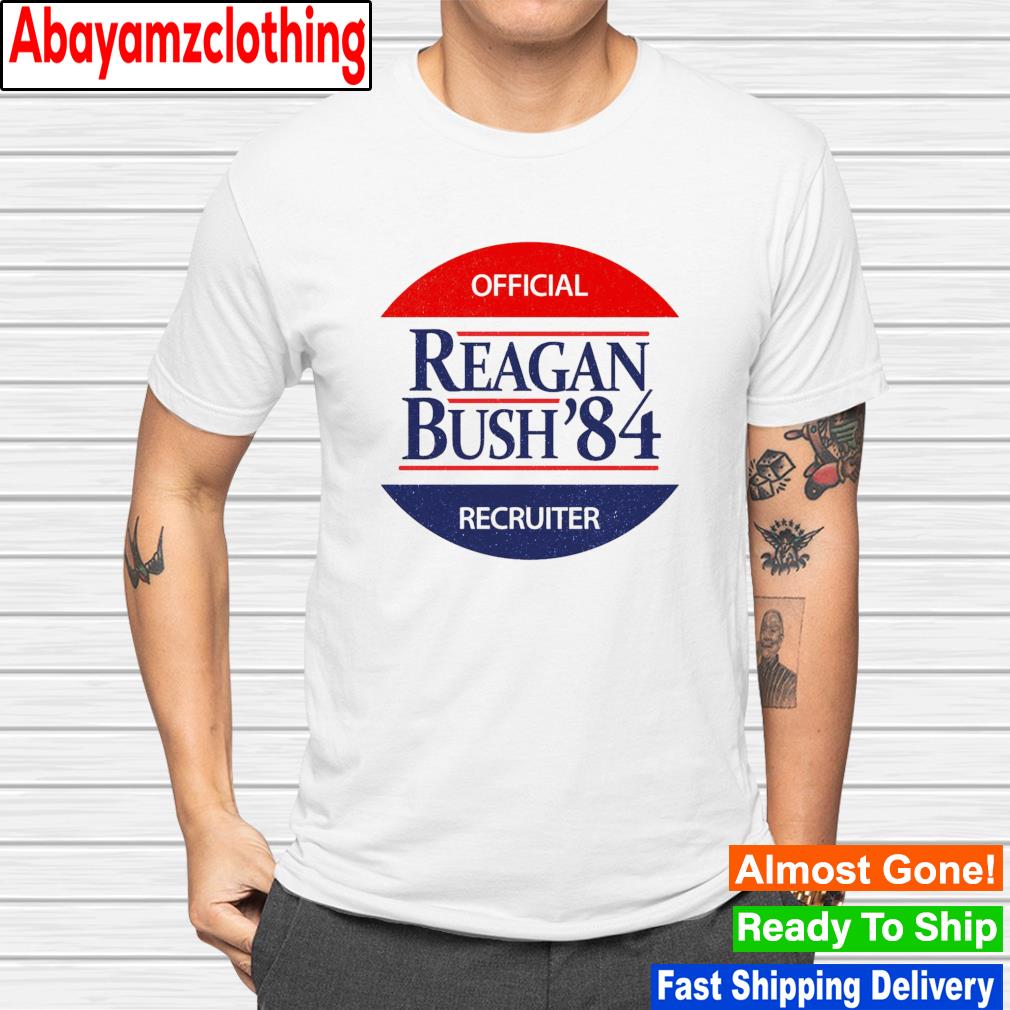 Reagan Bush'84 Recruiter shirt