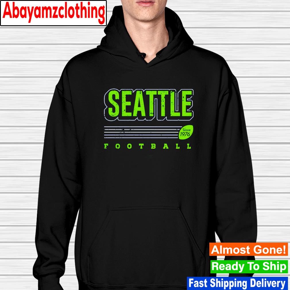 Seattle football since 1976 vintage s hoodie