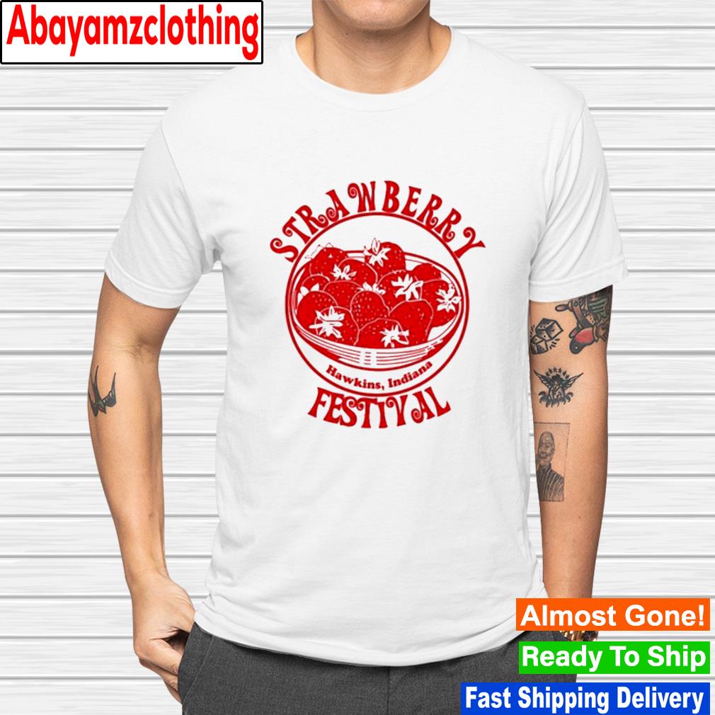 Strawberry festival Stranger Things 4 shirt