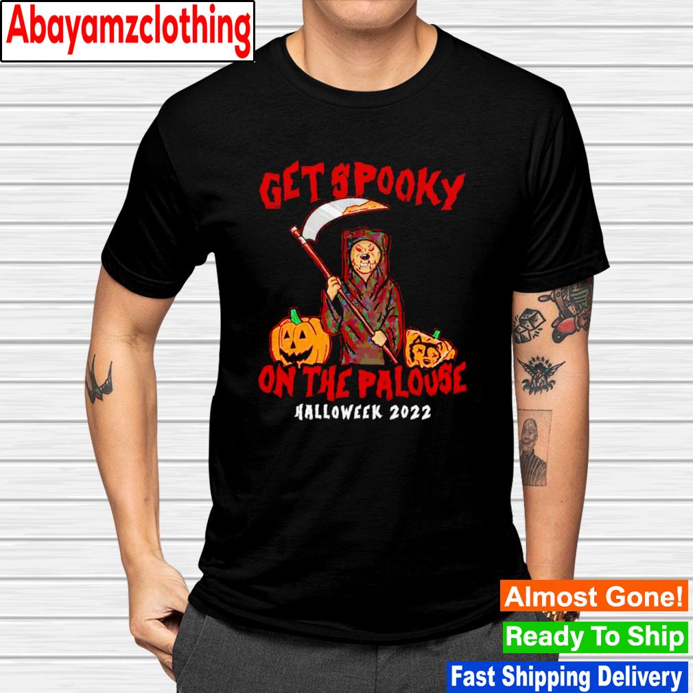 Wazzu Halloween get spooky on the palouse 2022 shirt