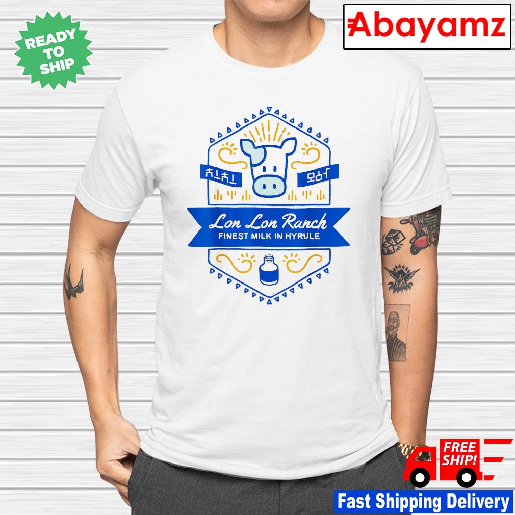 Zelda lon lon ranch finest milk in hyrule shirt
