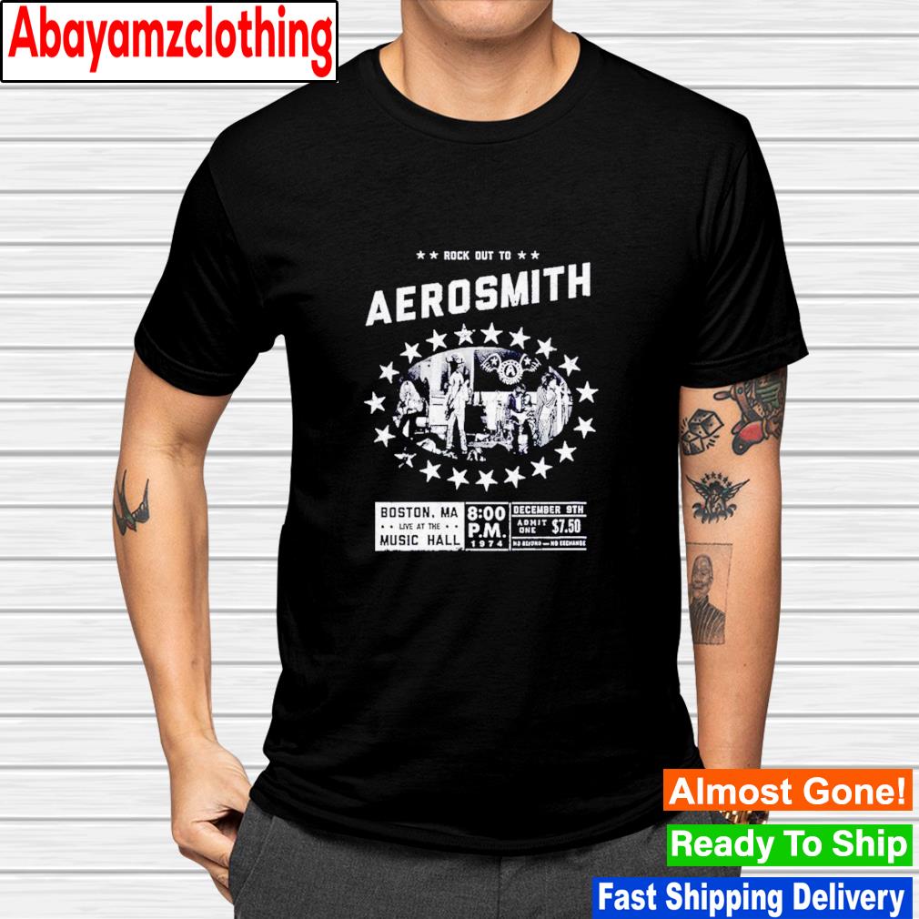 Aerosmith live at the music hall shirt
