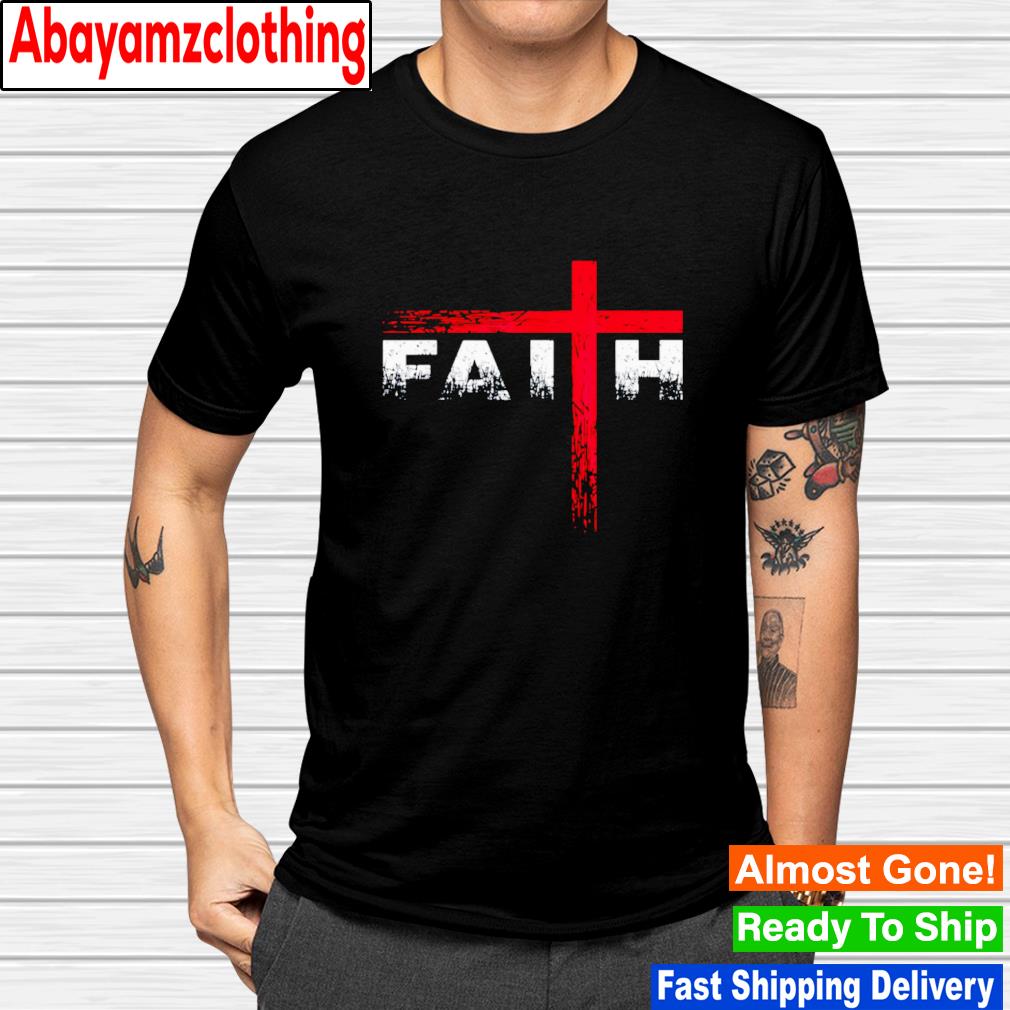 Christian faith & cross T-shirt