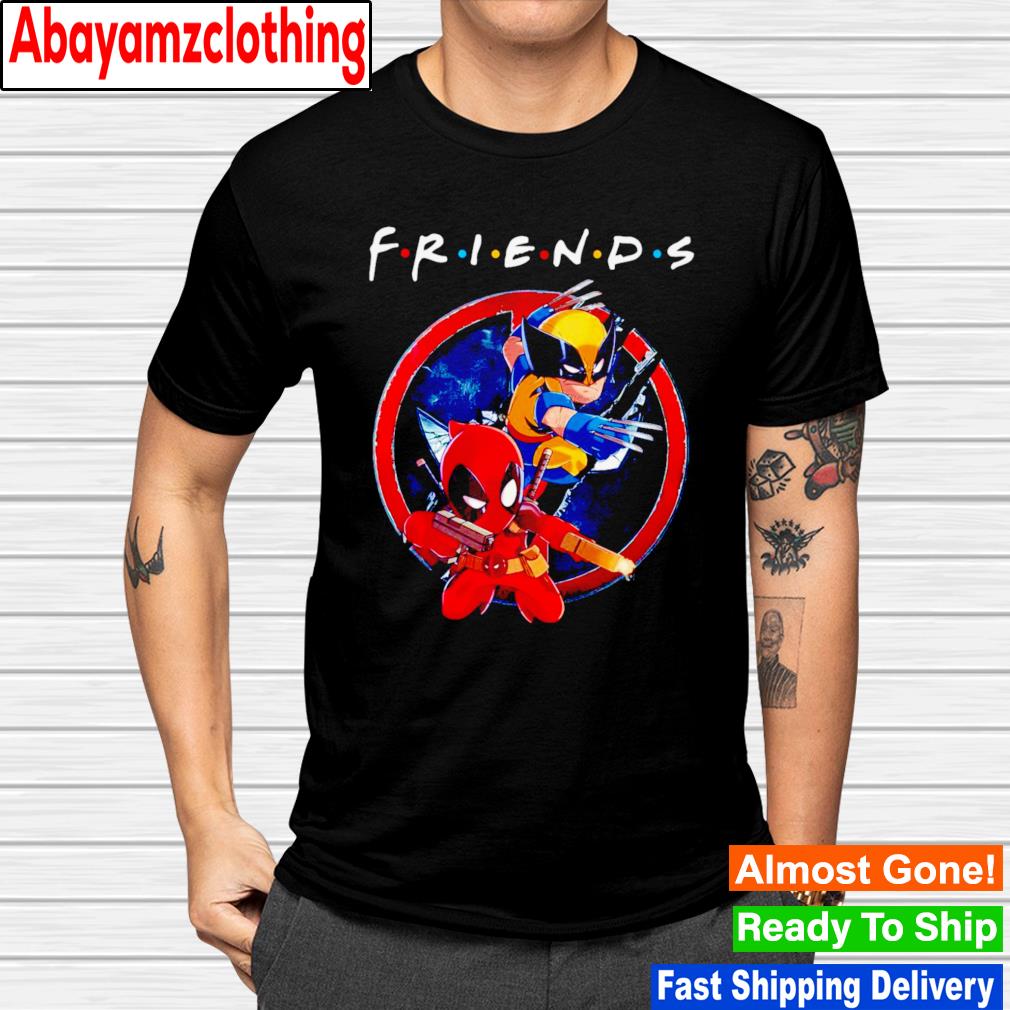 Deadpool and Wolverine friends shirt