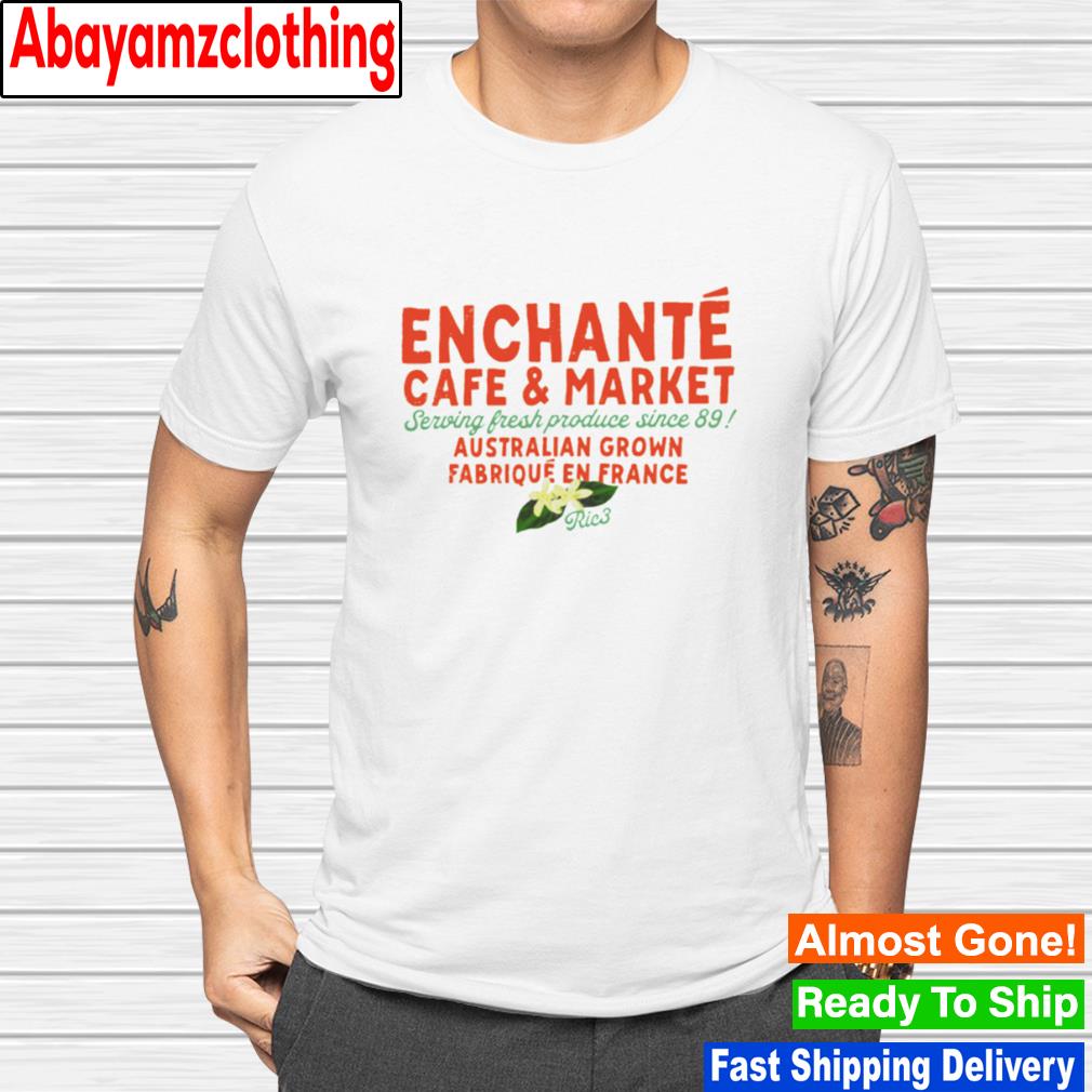 Enchante flower cafe and market shirt
