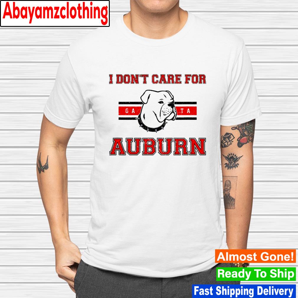 I don’t care for Auburn weathered dark shirt