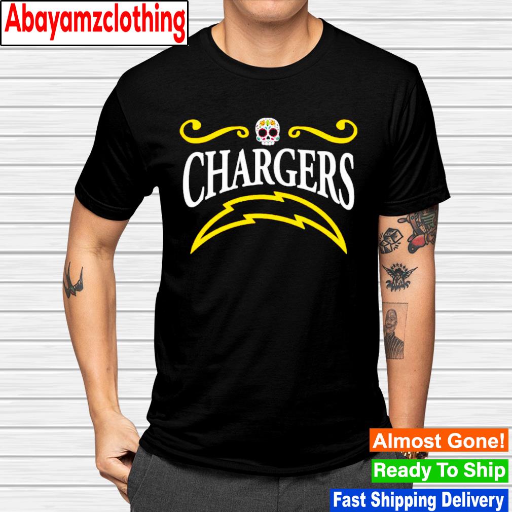 Los Chargers skull T-shirt