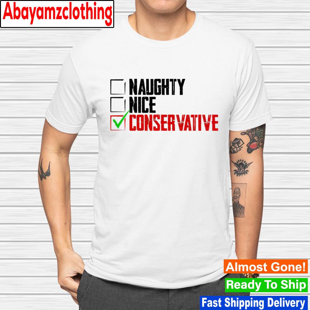 Naughty nice conservative shirt