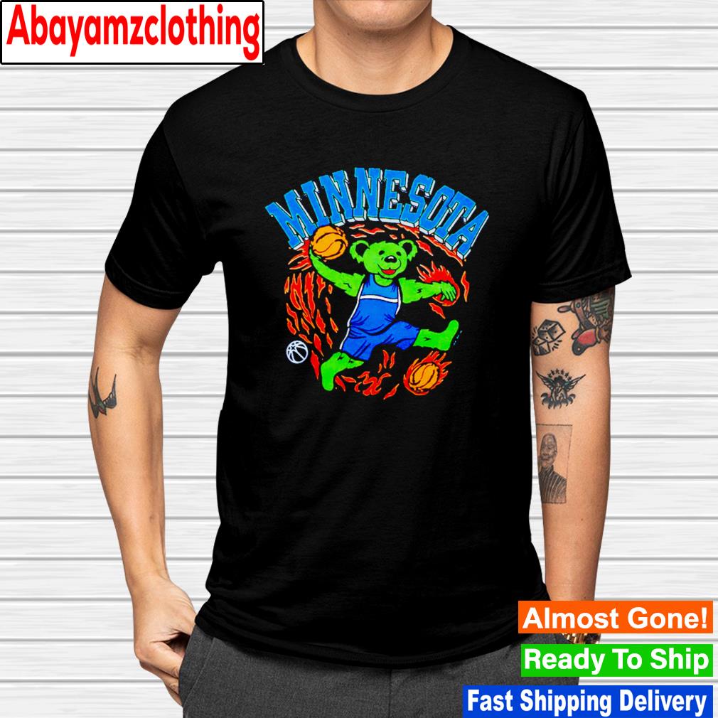 NBA x Grateful Dead x Timberwolves shirt