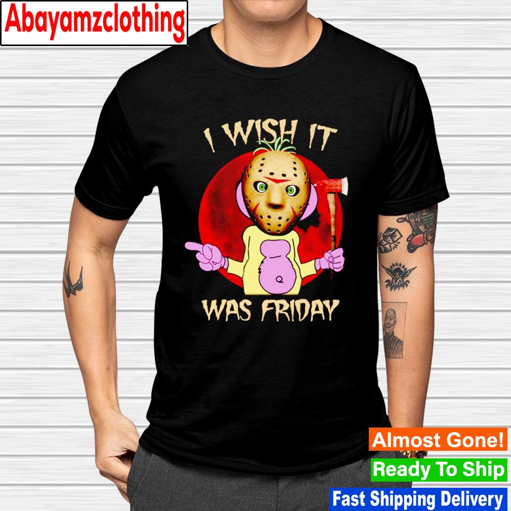 Peanut facemask Jason Voorhees I wish it was friday shirt