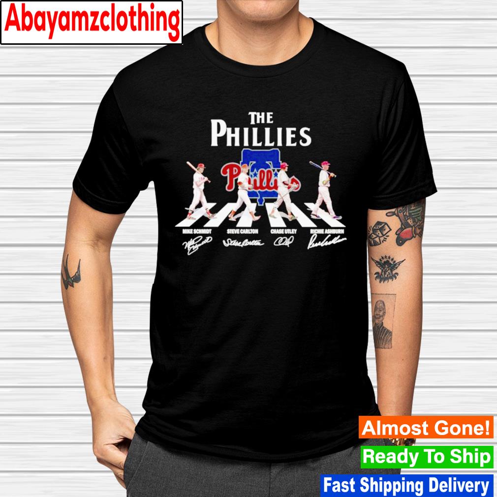 Philadelphia Phillies Abbey Road signatures 2022 shirt