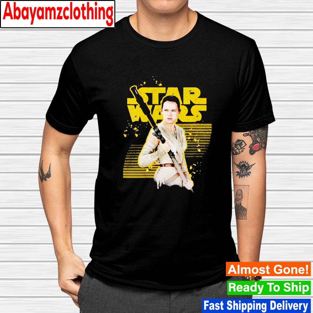 Star Wars rey logo lines shirt