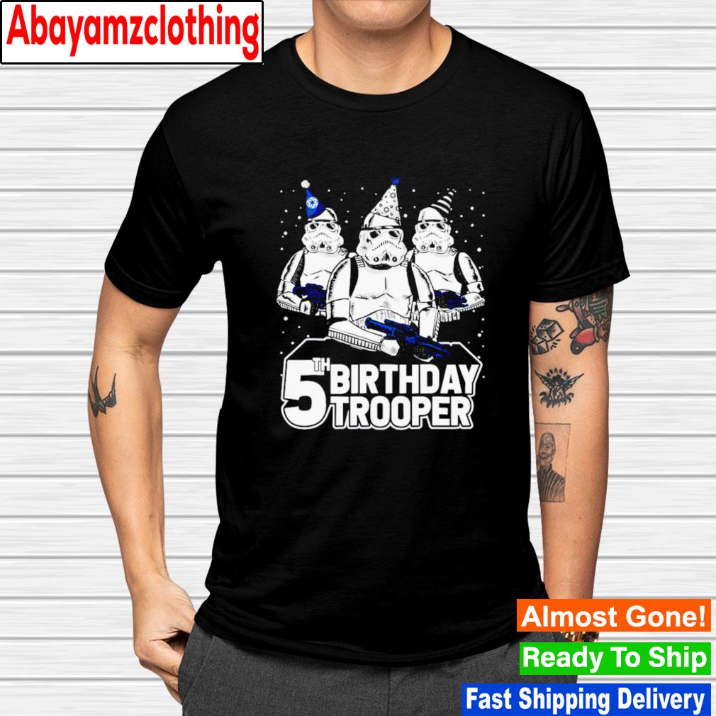 Star Wars stormtrooper party hats trio birthday trooper shirt