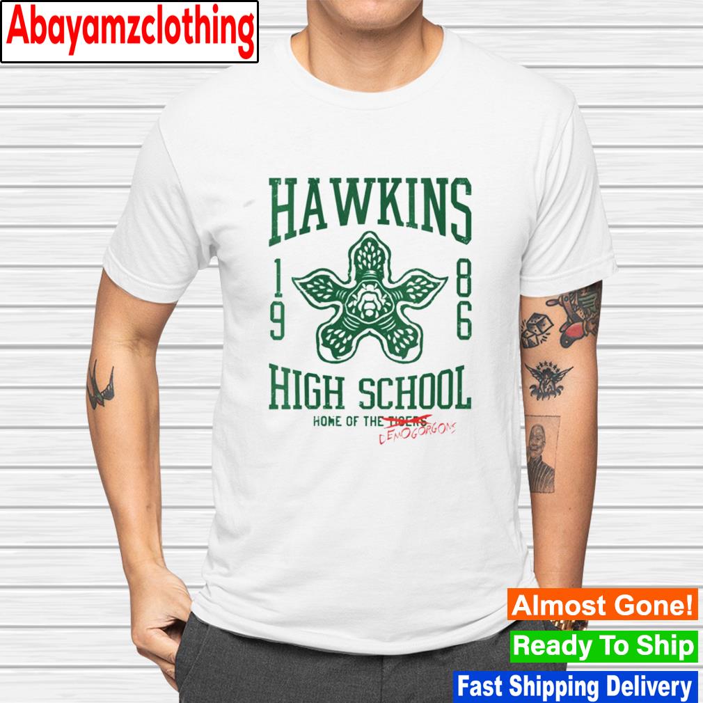 Stranger Things 4 Hawkins High School Demogorgon shirt
