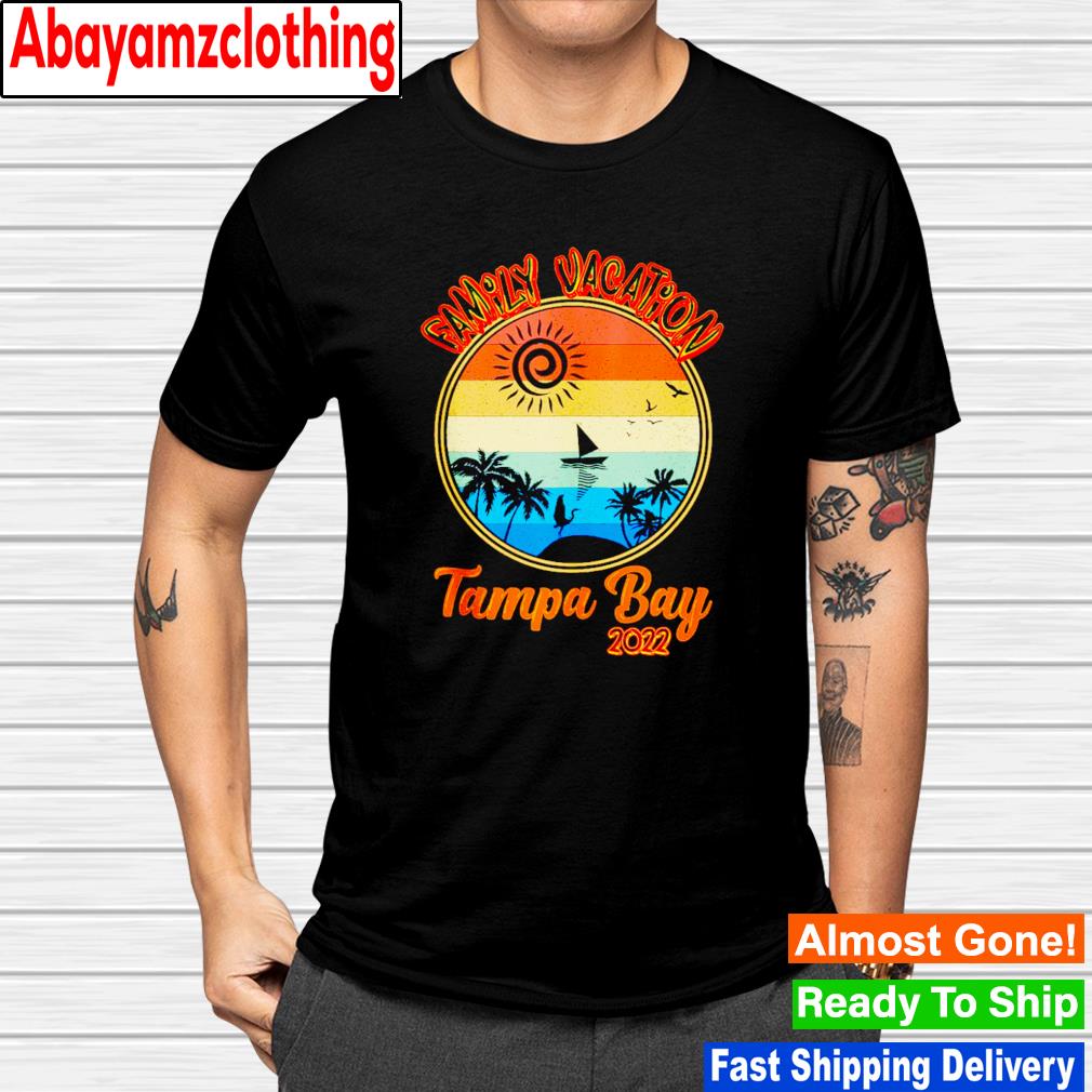 Tampa Bay Florida 2022 tropical family vacation shirt