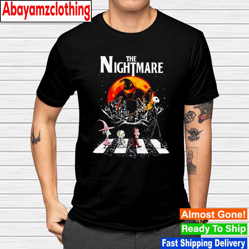 The Nightmare Jack Skellington and Babies Halloween Abbey Road shirt