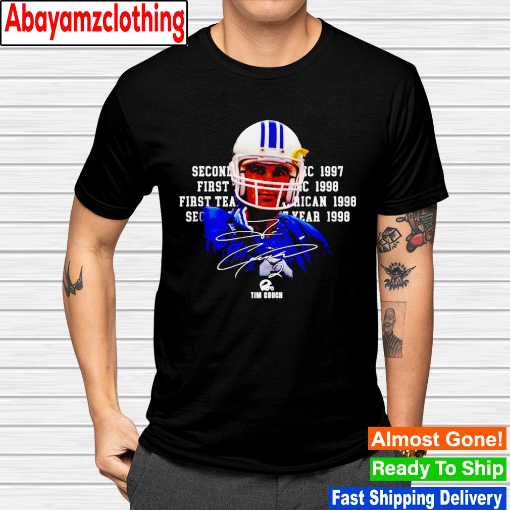Tim Couch Legend signature shirt