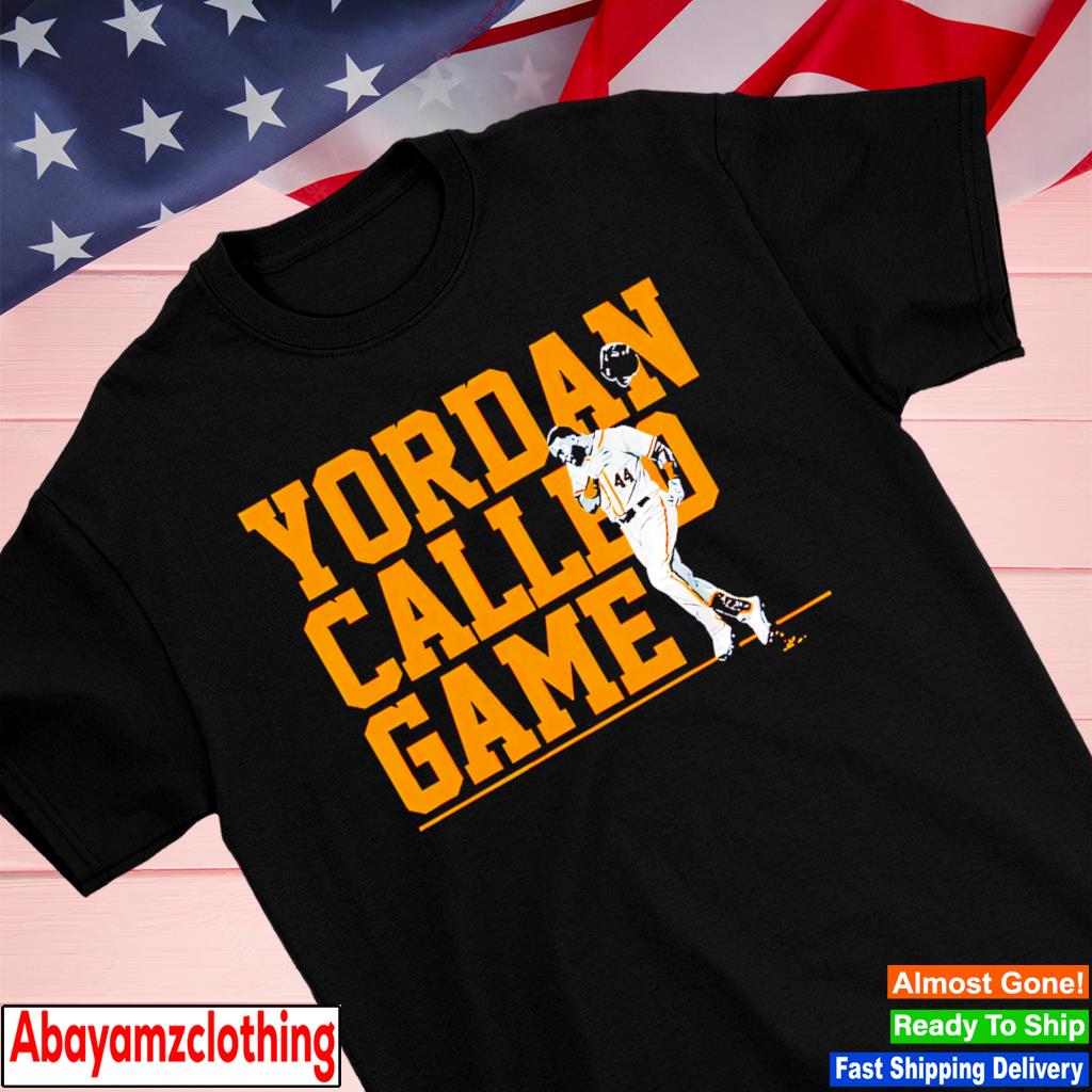Yordan Alvarez Houston Astros Called Game shirt
