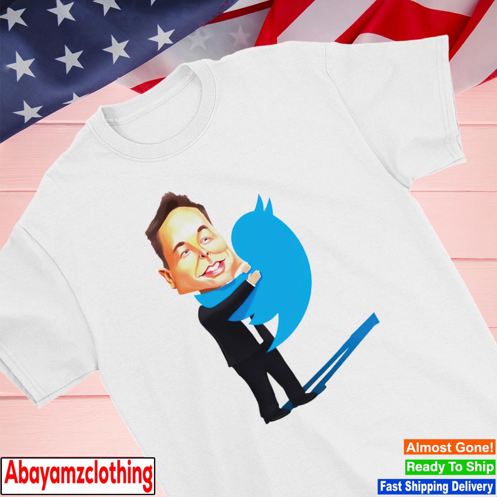 Elon Musk hug Twitter Twimask shirt