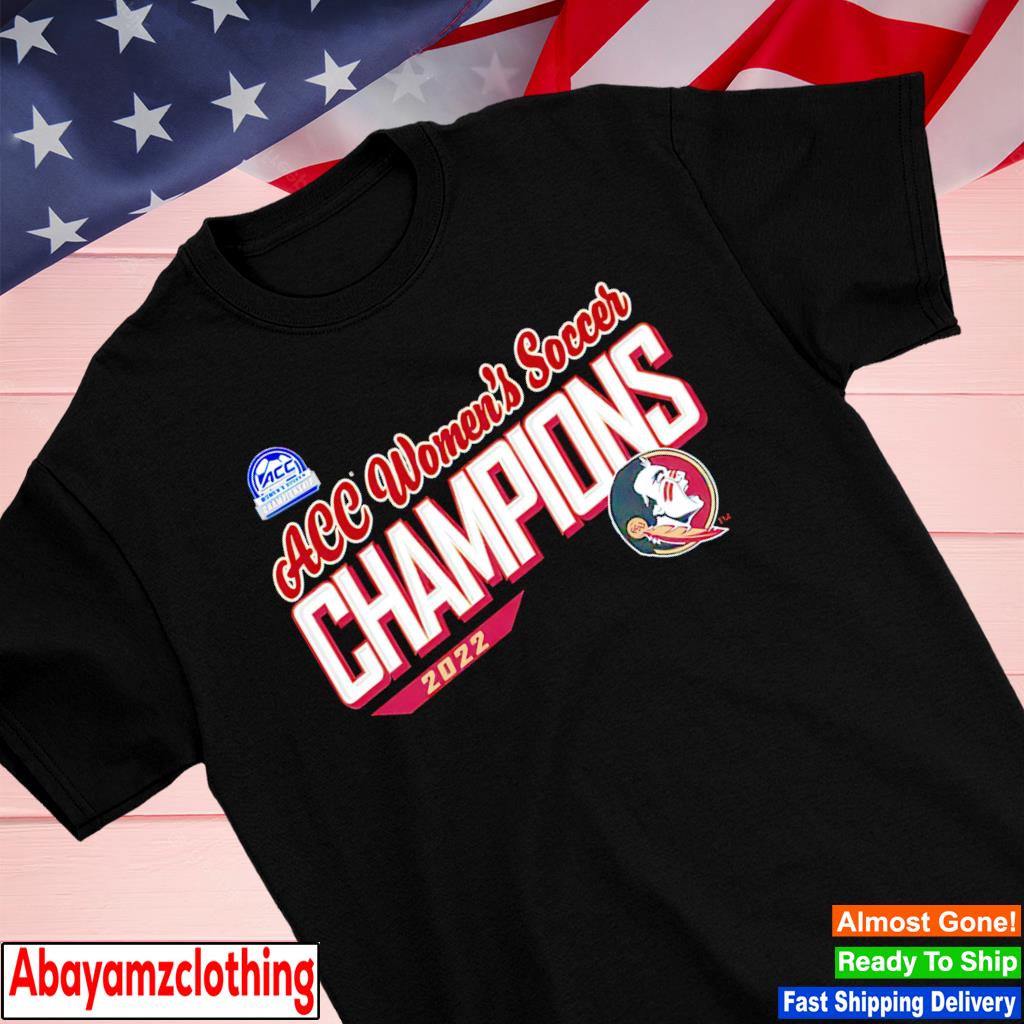 Florida State 2022 ACC Women's Soccer Champions shirt