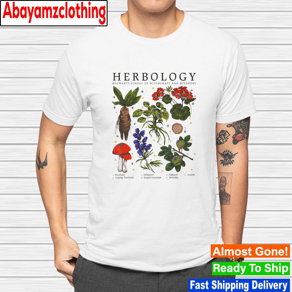Herbology Hogwarts school of witchcraft and wizardry shirt