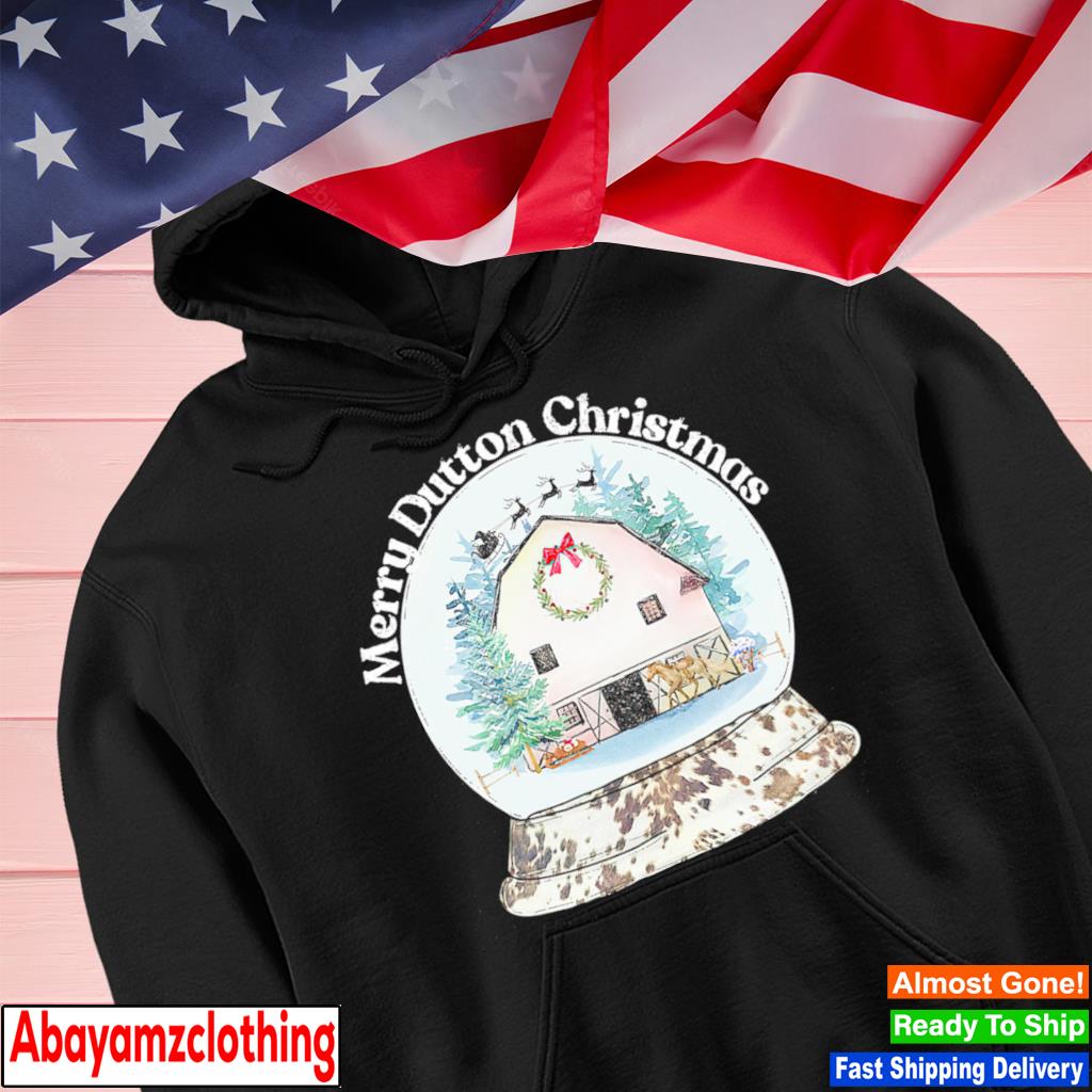 Merry Dutton Christmas Snow Globe s Hoodie