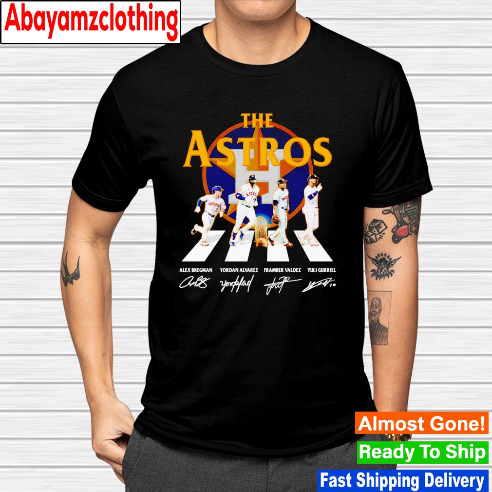 The Astros Abbey Road signatures shirt