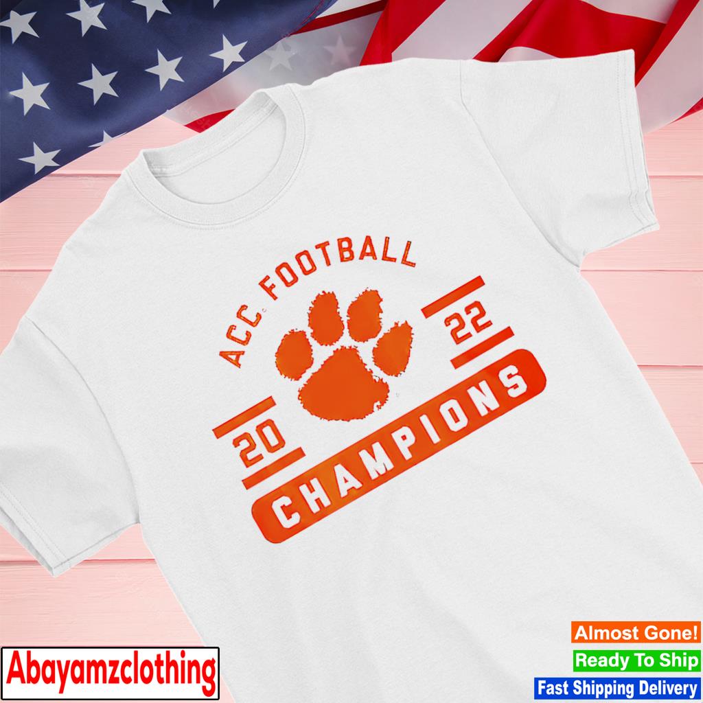 Clemson Tigers Champions Acc Football Conference 2022 Shirt