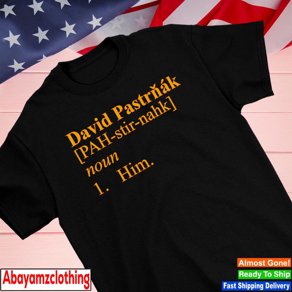 David Pastrnak Noun Him shirt