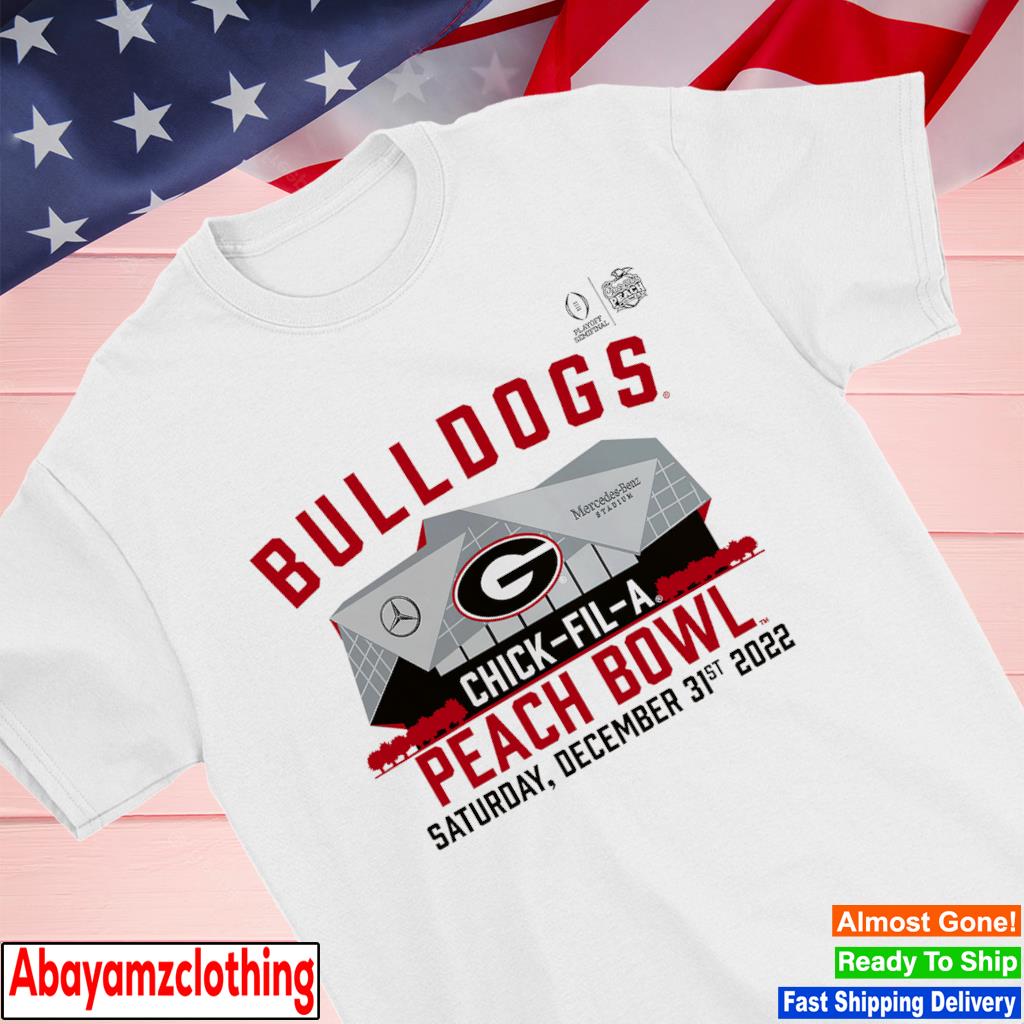 Georgia Bulldogs College Football Playoff 2022 Peach Bowl Gameday Stadium shirt