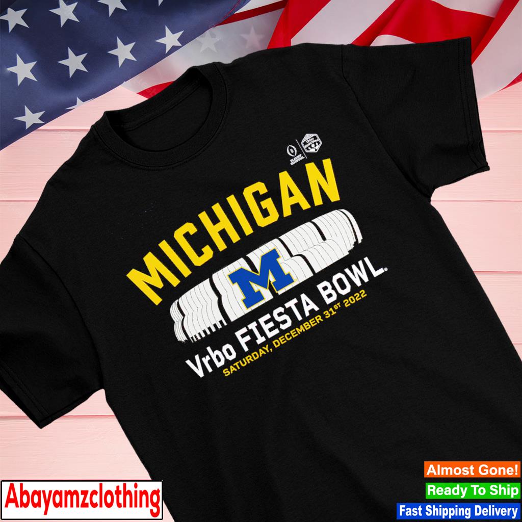 Michigan Wolverines College Football Playoff 2022 Fiesta Bowl Gameday Stadium shirt
