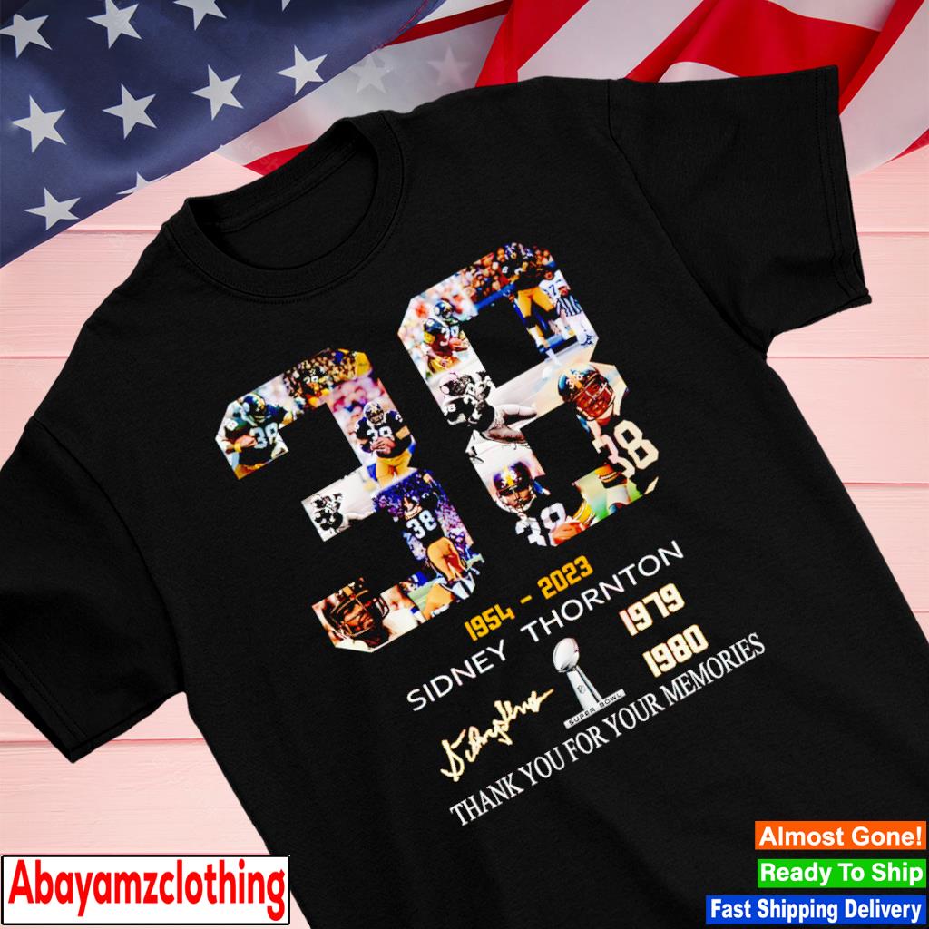 38 Years Of 1954 – 2023 Sidney Thornton 1979 1980 Thank You For The Memories shirt