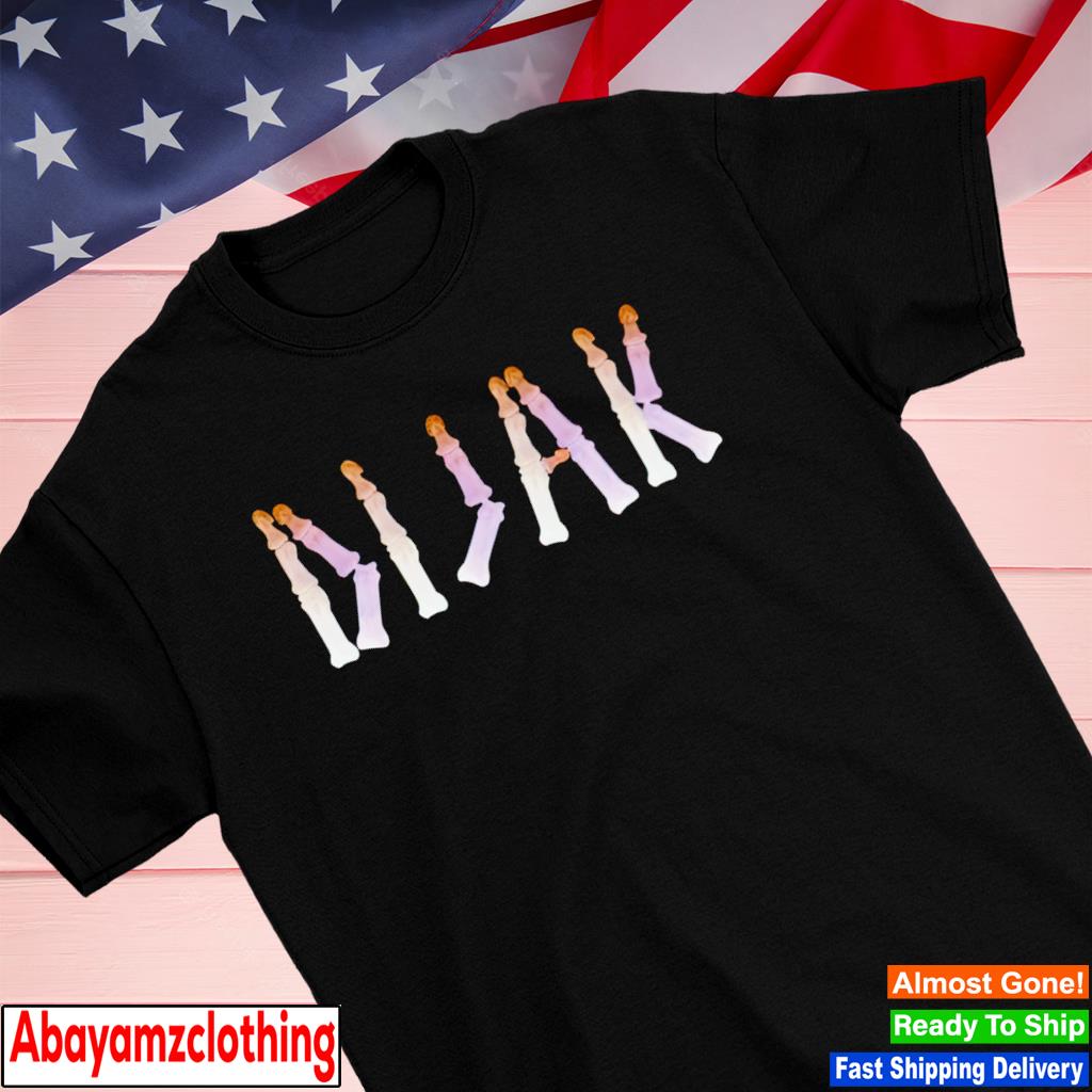 Dijakwwe dijak palm bones shirt