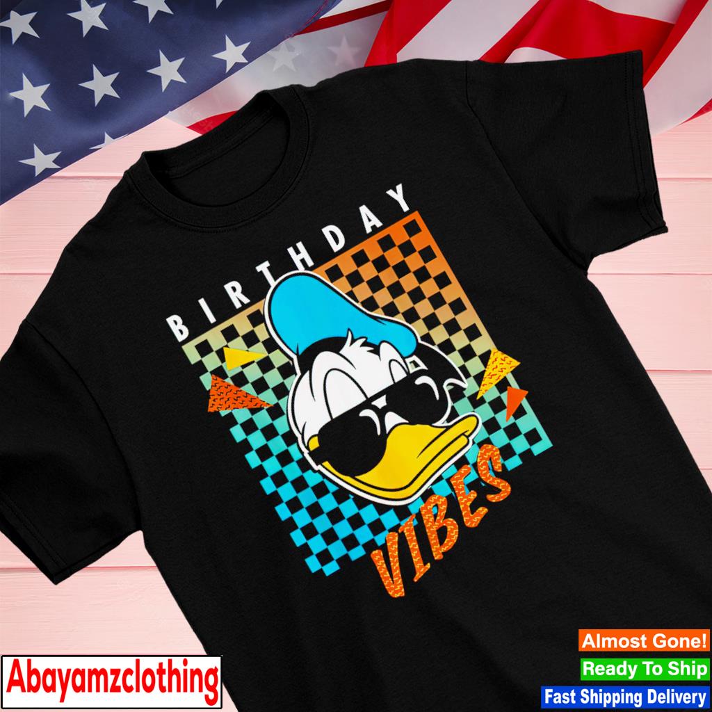 Disney Donald Duck Birthday Vibes 80s shirt