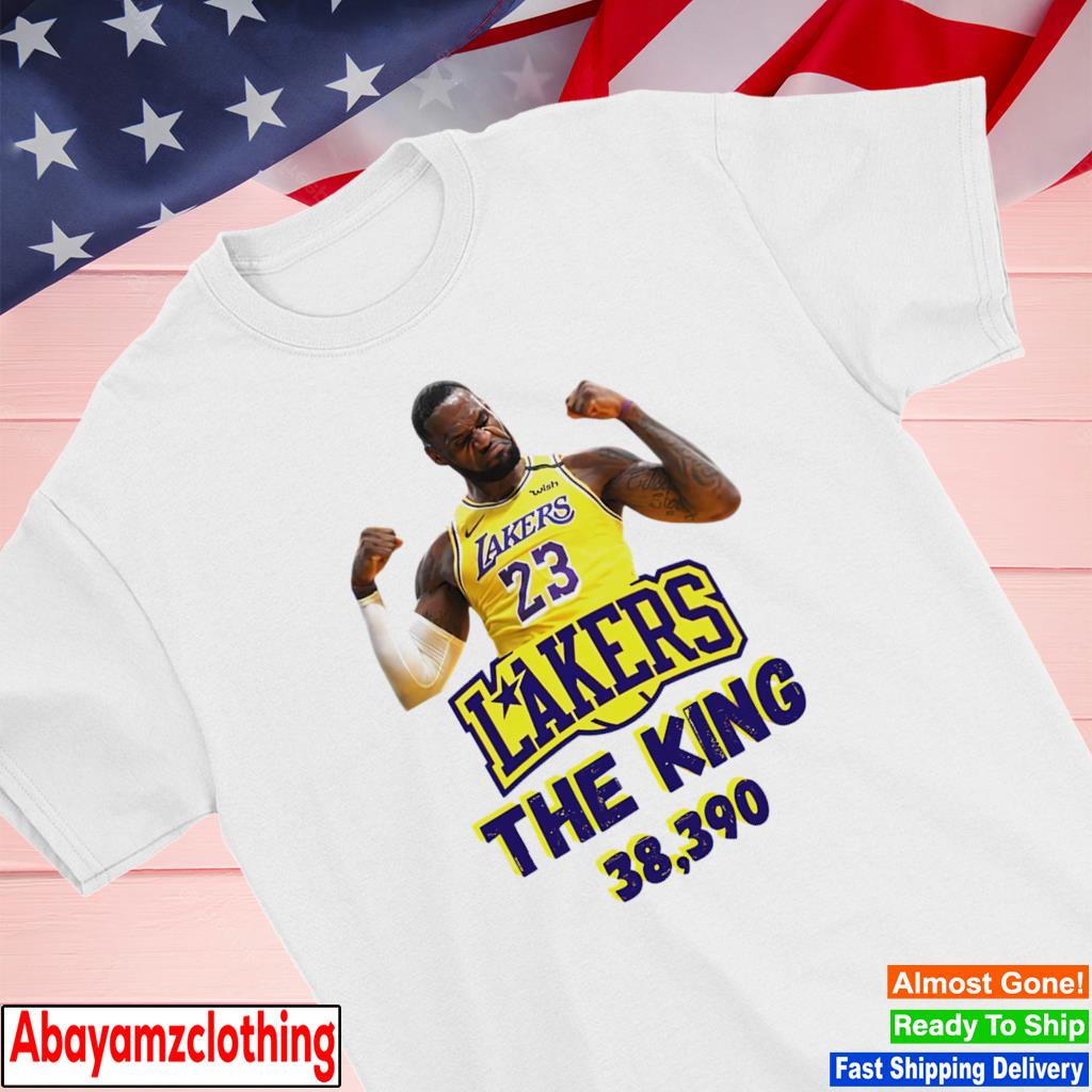 Lebron James The King 38390 Los Angeles Lakers shirt