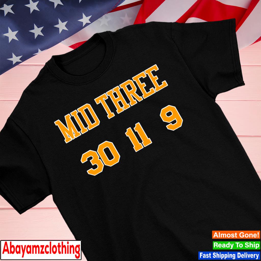Mid Three 30 11 9 shirt