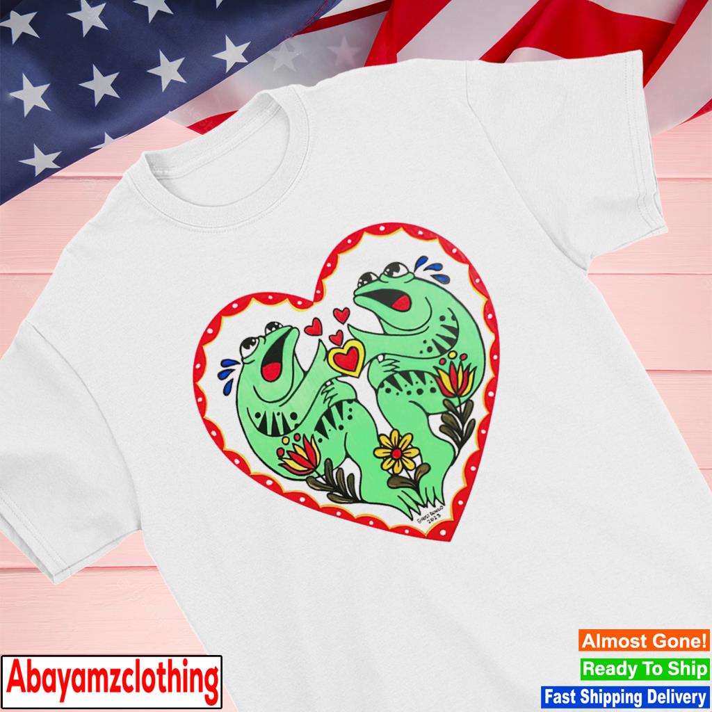 Wooden Heart Painting Ghost Bongo Shirt
