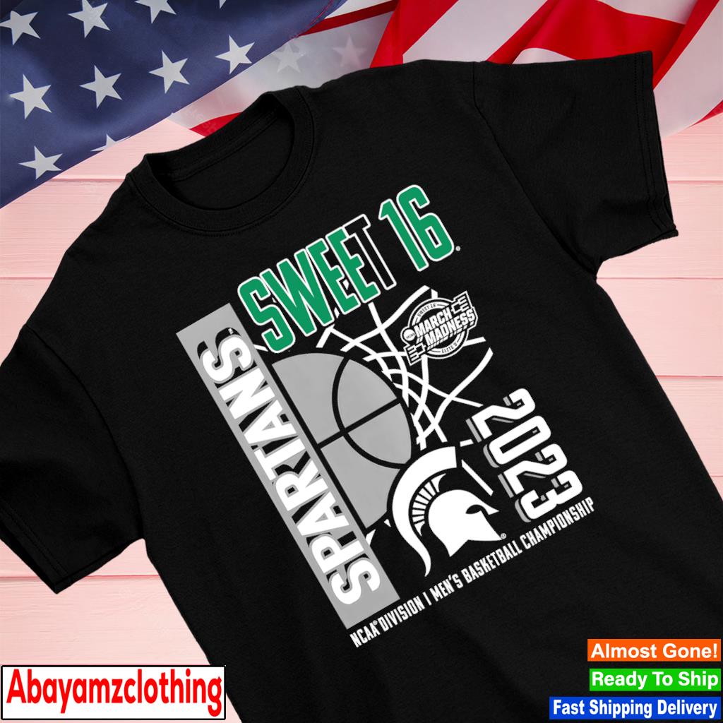 Michigan State Spartans 2023 NCAA Men's Basketball Tournament March Madness Sweet 16 shirt
