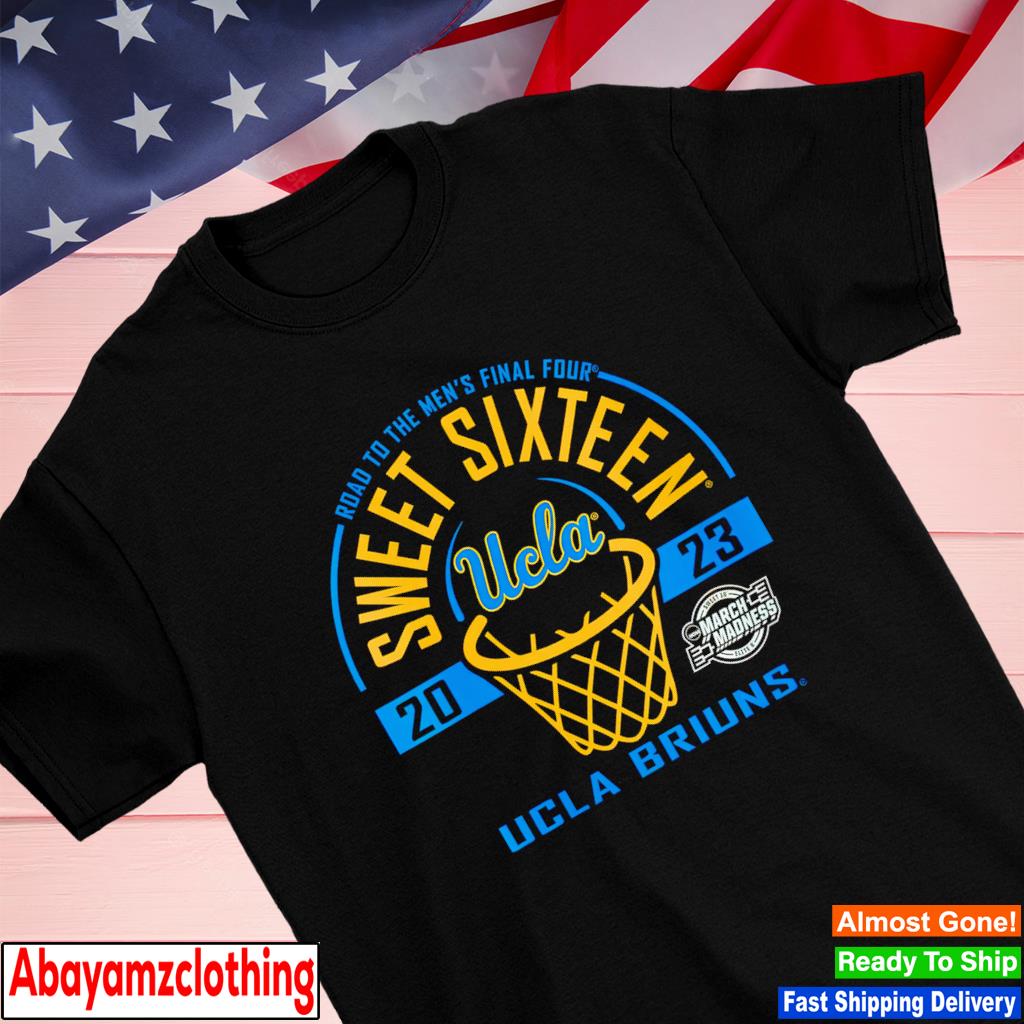 UCLA Bruins Road to the men's final four Sweet 16 2023 March Madness Basketball shirt