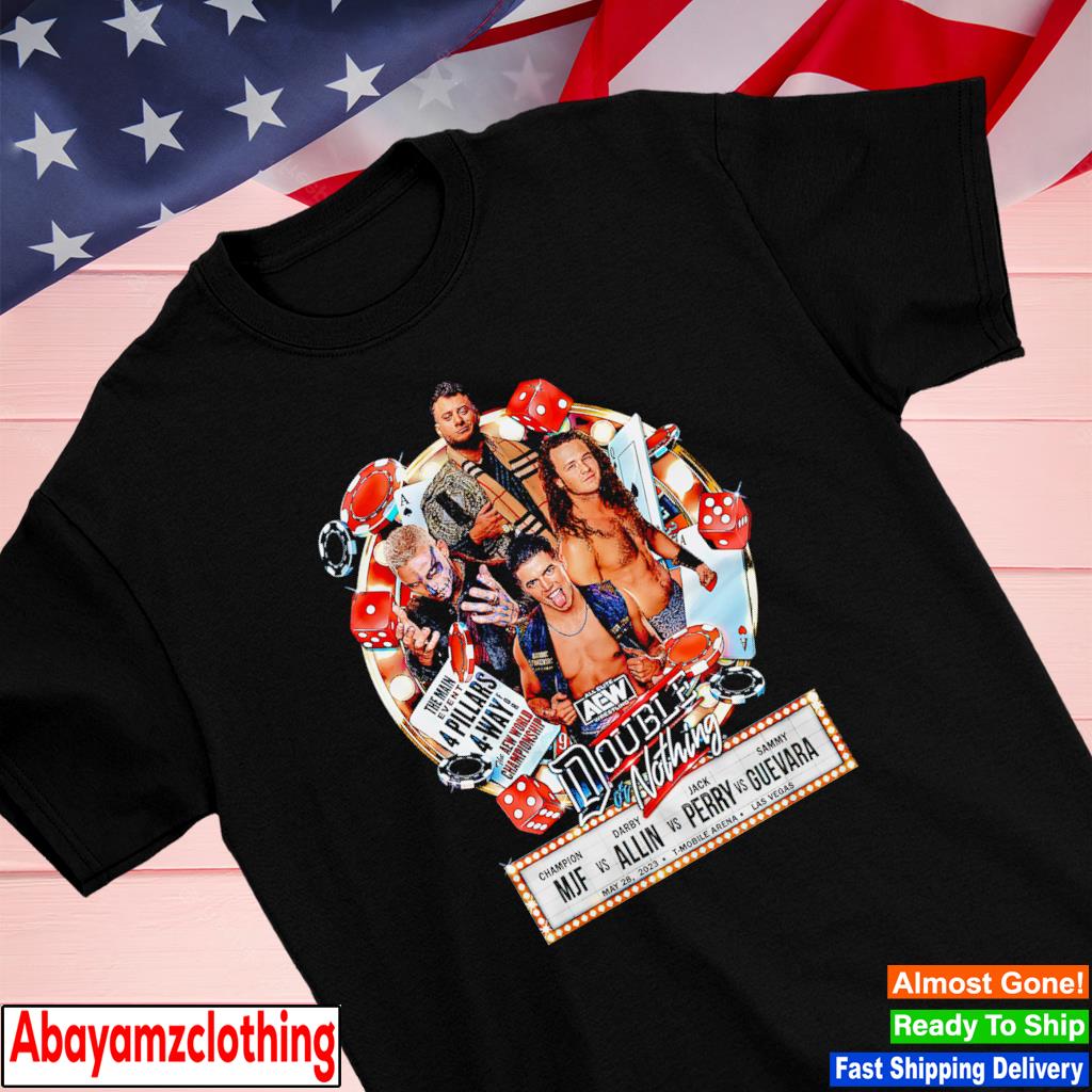 AEW Double or Nothing Matchup MJF vs Darby Allin vs Jack Perry vs Sammy Guevara shirt