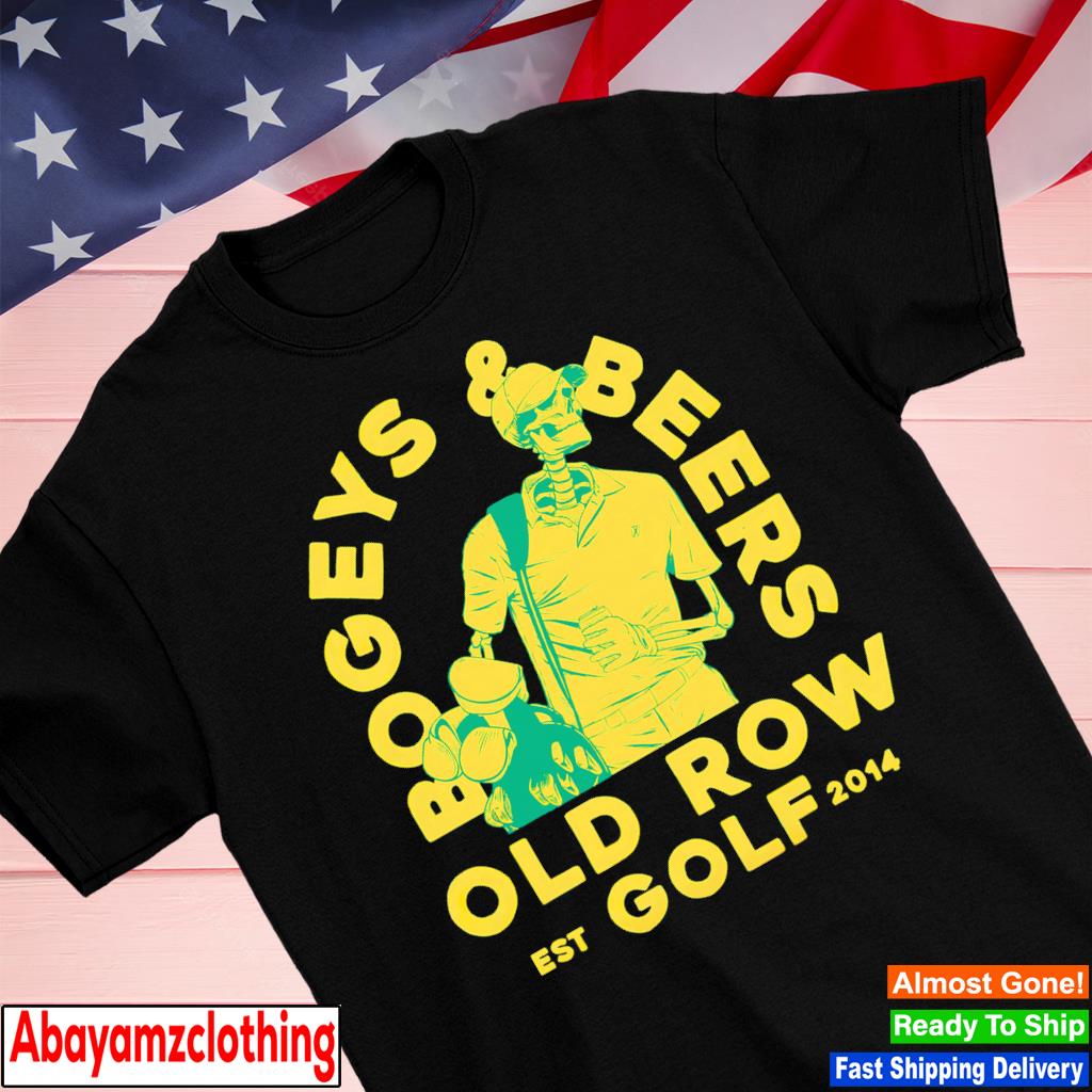 Bogeys and Beers Old Row Est Golf 2014 shirt