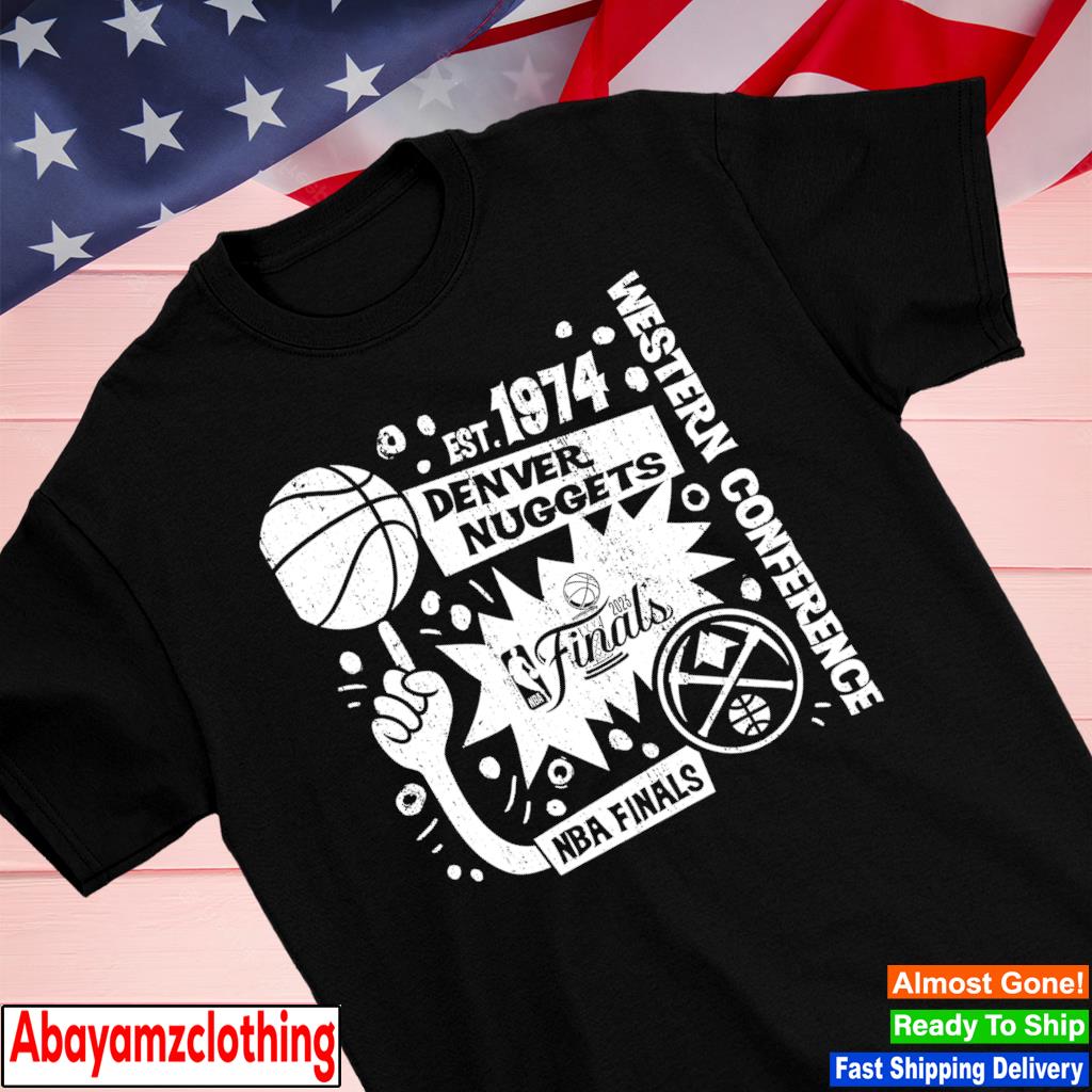 Denver Nuggets 2023 NBA Finals Off-Shoulder Est 1974 shirt