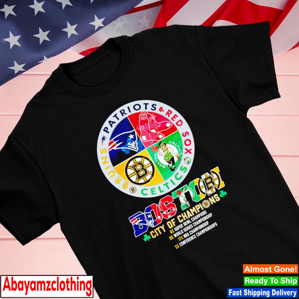 Boston City Of Champions Patriot Red Sox Celtics And Bruins Shirt