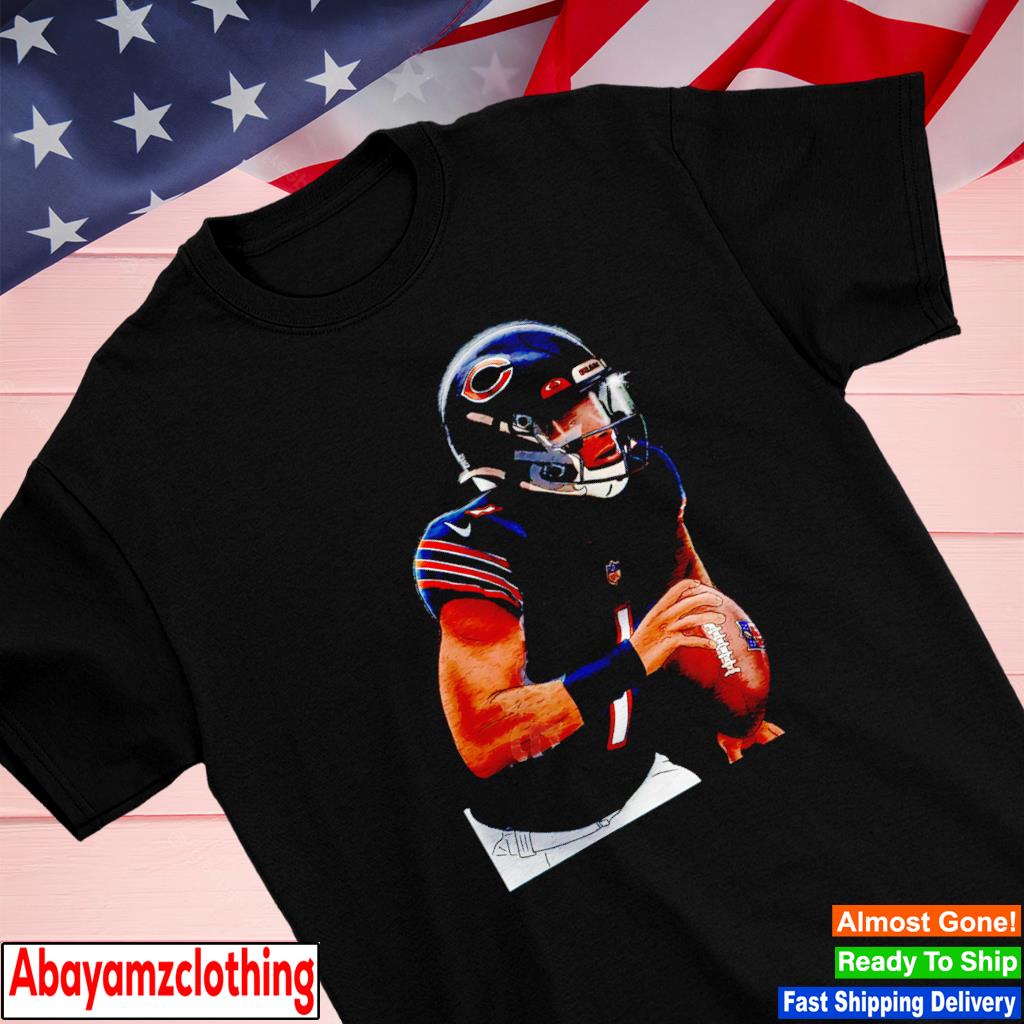 Chicago Bears Justin Fields Caricature Shirt, hoodie, sweater, long sleeve  and tank top