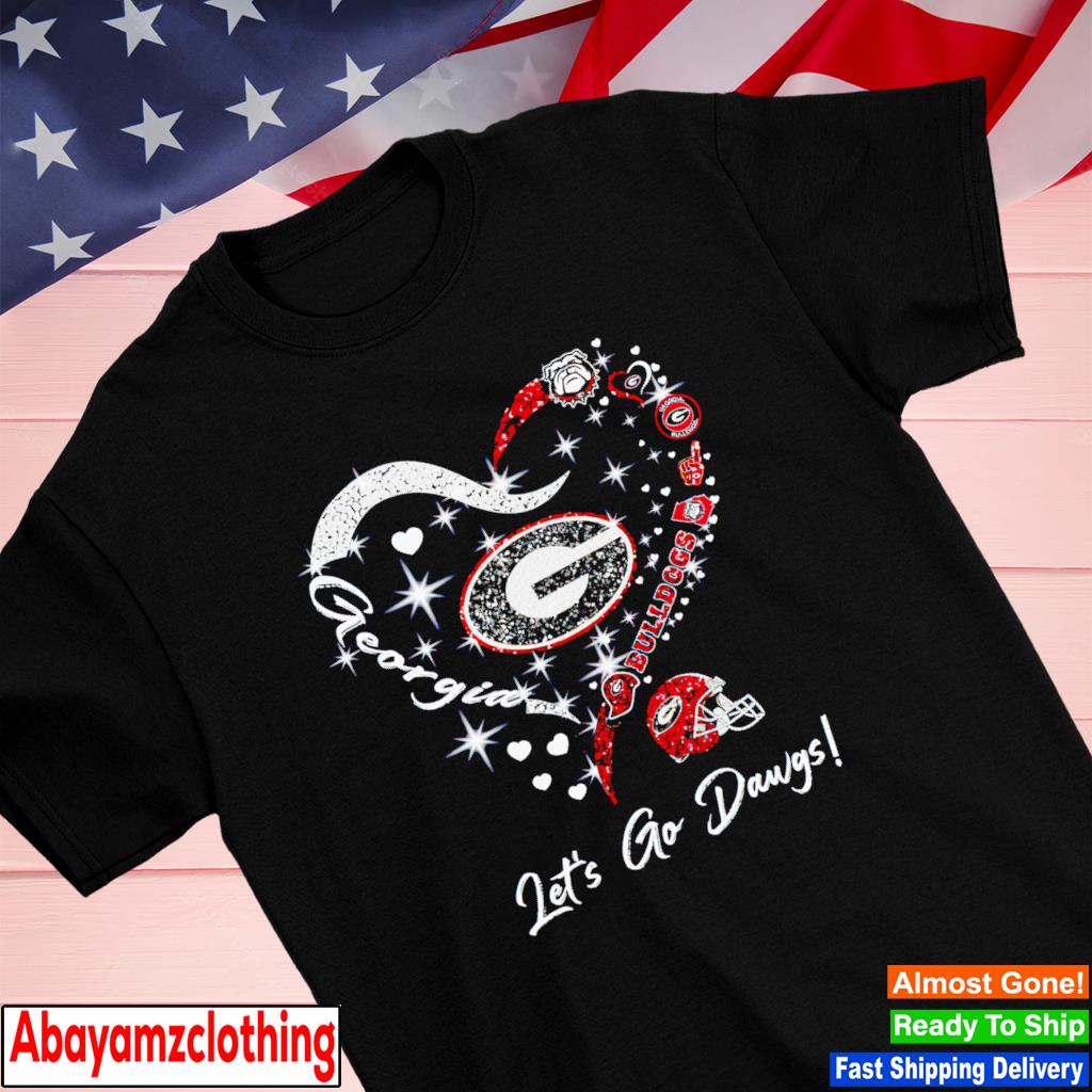 KC Chiefs Glitter Heart Love Shirt